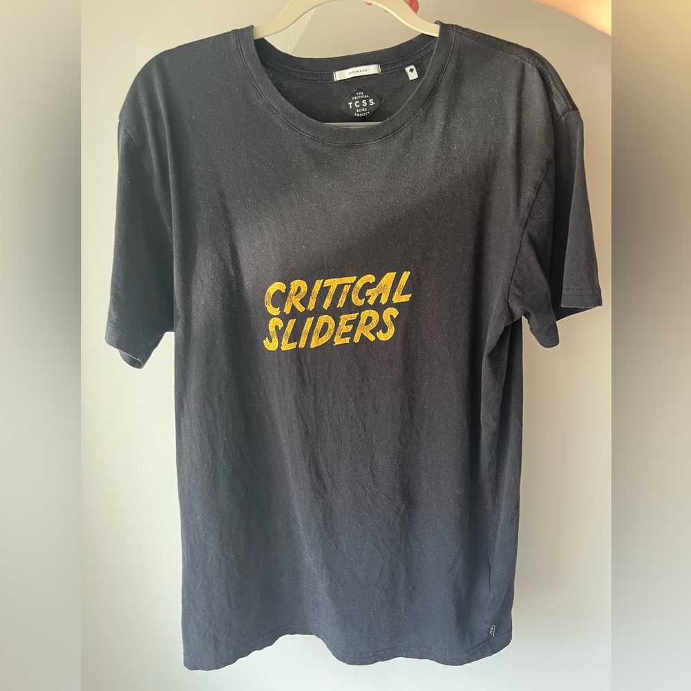 TCSS Black T-Shirt with Gold Print